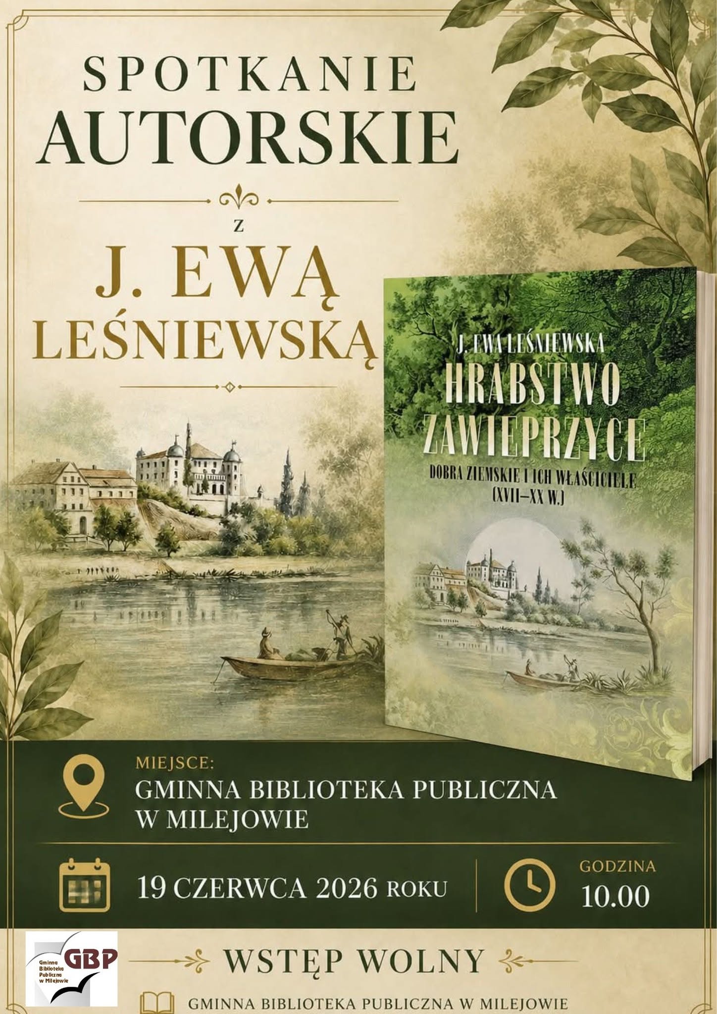 Spotkanie autorskie z dr J. Ewą Leśniewską