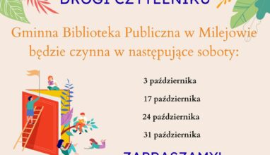 Soboty w Gminnej Bibliotece Publicznej w Milejowie- Październik